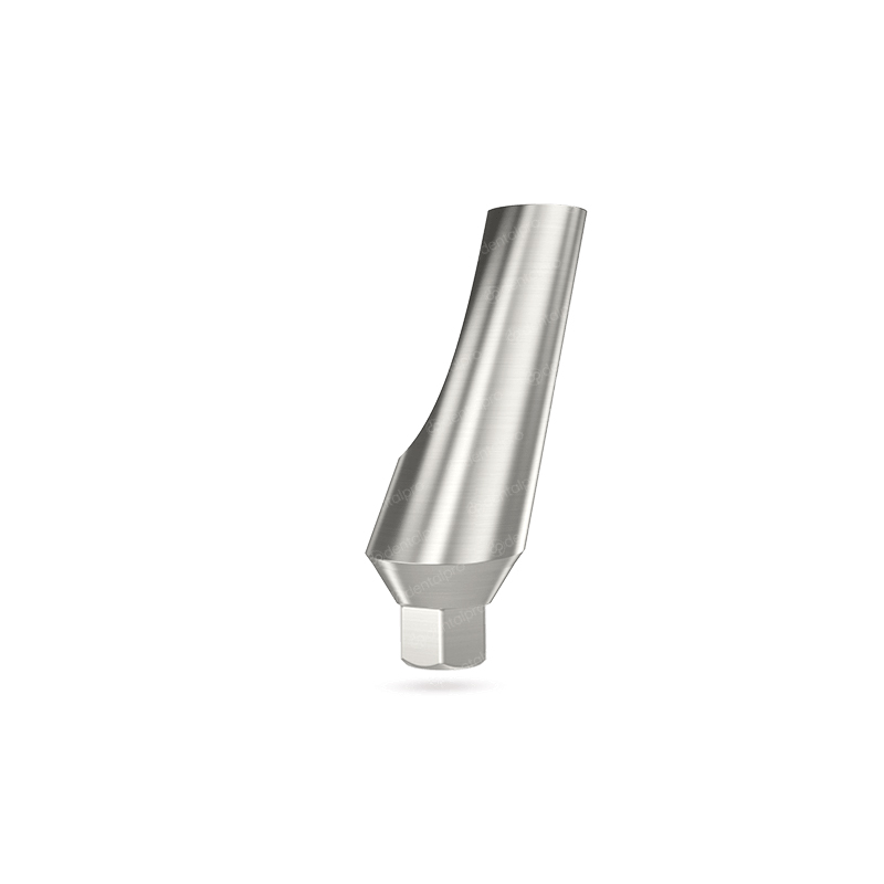  15° Angled Titanium Abutment for Dental Implant - Internal Hex (NP)
