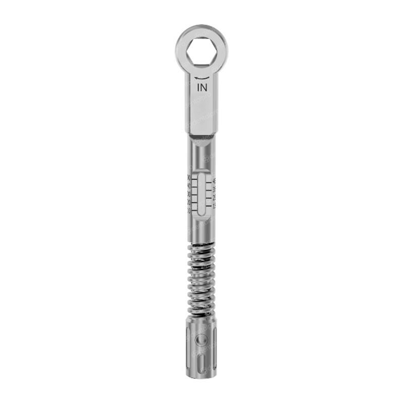Premium Torque Ratchet Wrench 10-45 Ncm - 6.35mm Hex for Dental Implant